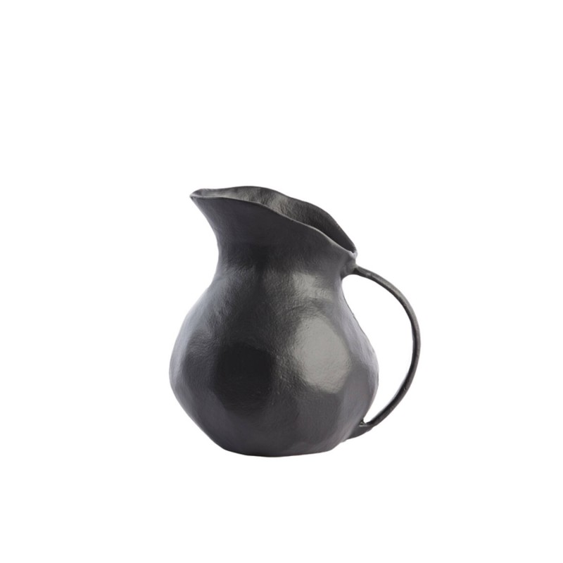 VASE JUG SHAPE MATT BLACK